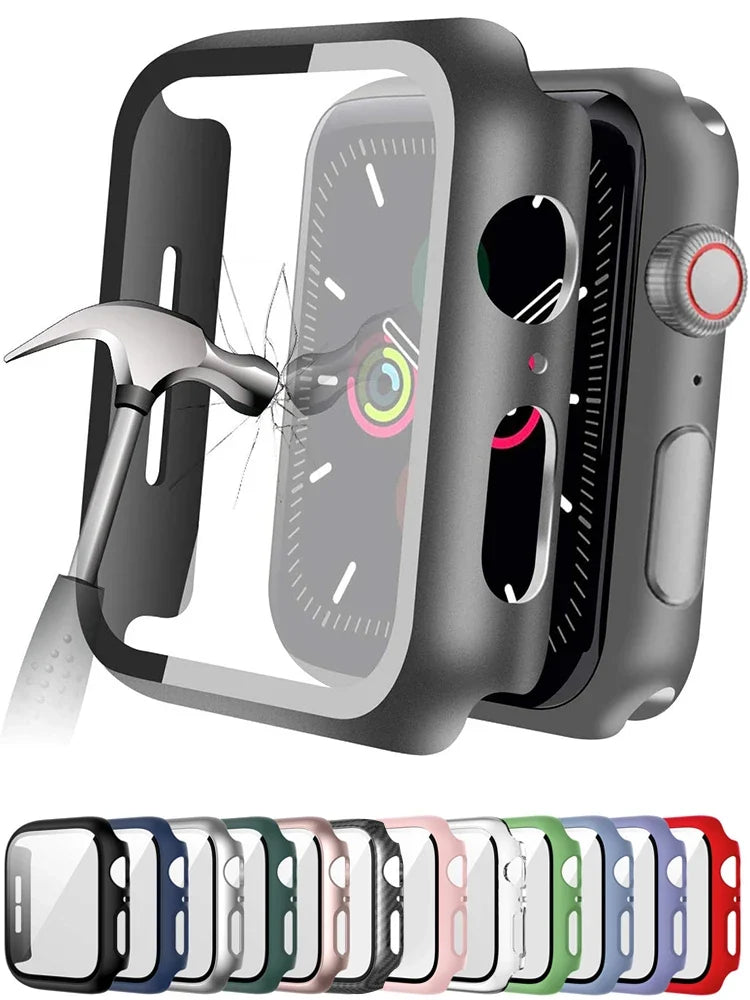 Apple Watch Series 1–3 Hard Case with Built-in Screen Protector