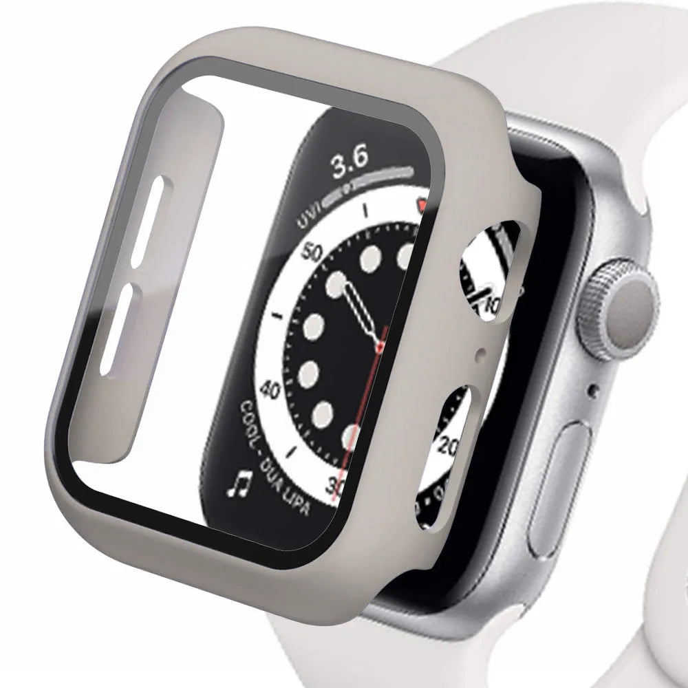 Apple Watch Series 1–3 Hard Case with Built-in Screen Protector