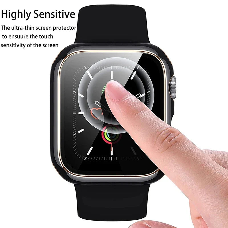 Apple Watch Series 1–3 Hard Case with Built-in Screen Protector