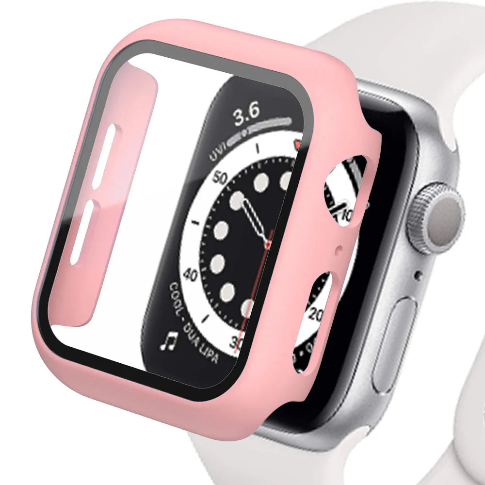 Apple Watch Series 1–3 Hard Case with Built-in Screen Protector